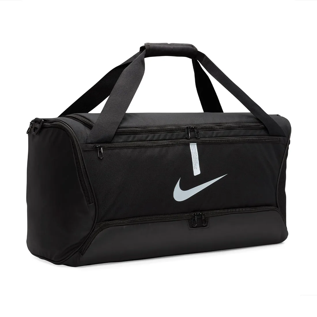 Nike Academy Team Football Duffel Bag (Medium, 60L) Black