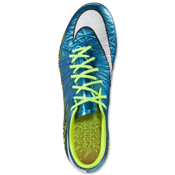 Nike Women's Hypervenom Phinish FG (Blue Lagoon/White)