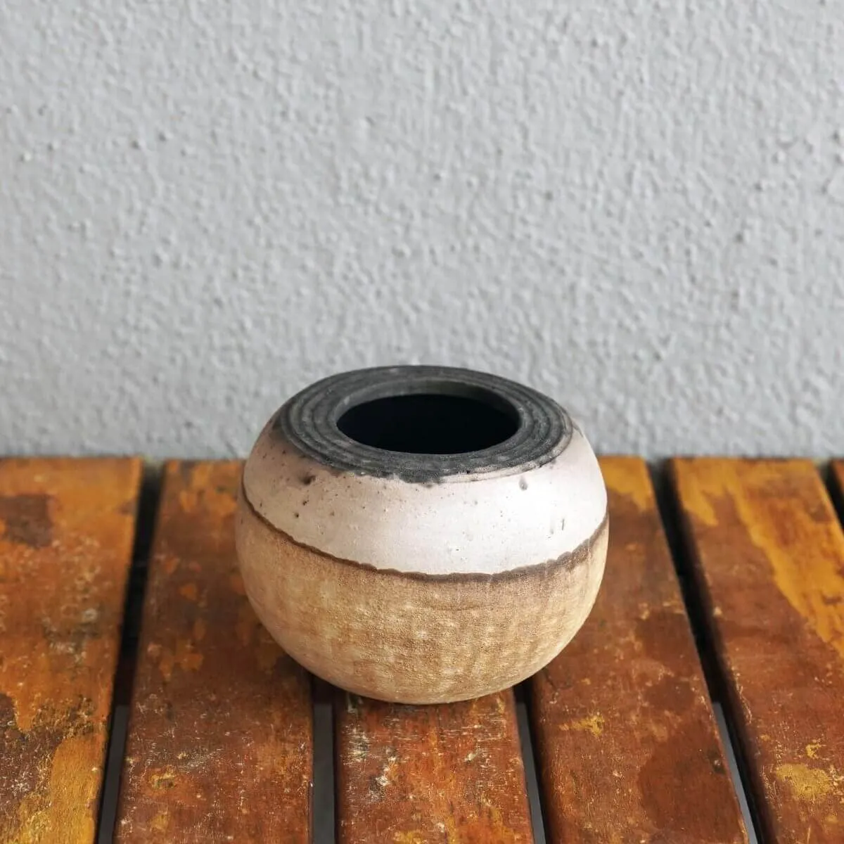 Nikko Ceramic Raku Pottery Vase