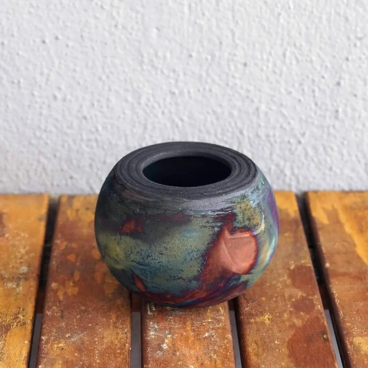 Nikko Ceramic Raku Pottery Vase