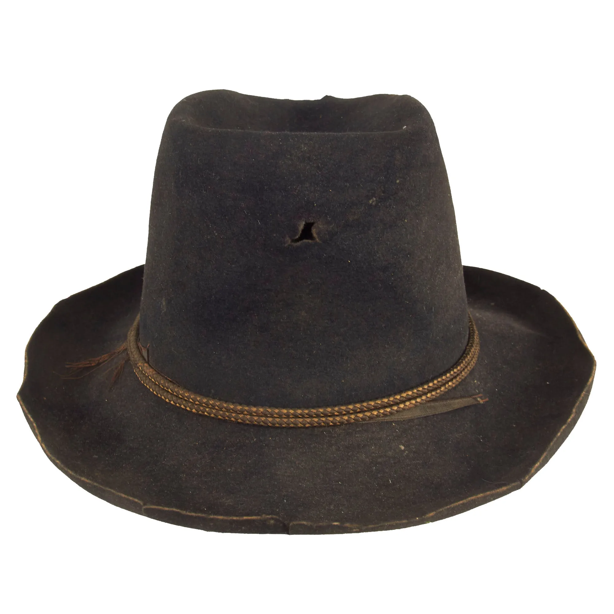 Original Civil War Union Officer’s Slouch Hat with 11th Corps Badge and Officer’s Hat Cord