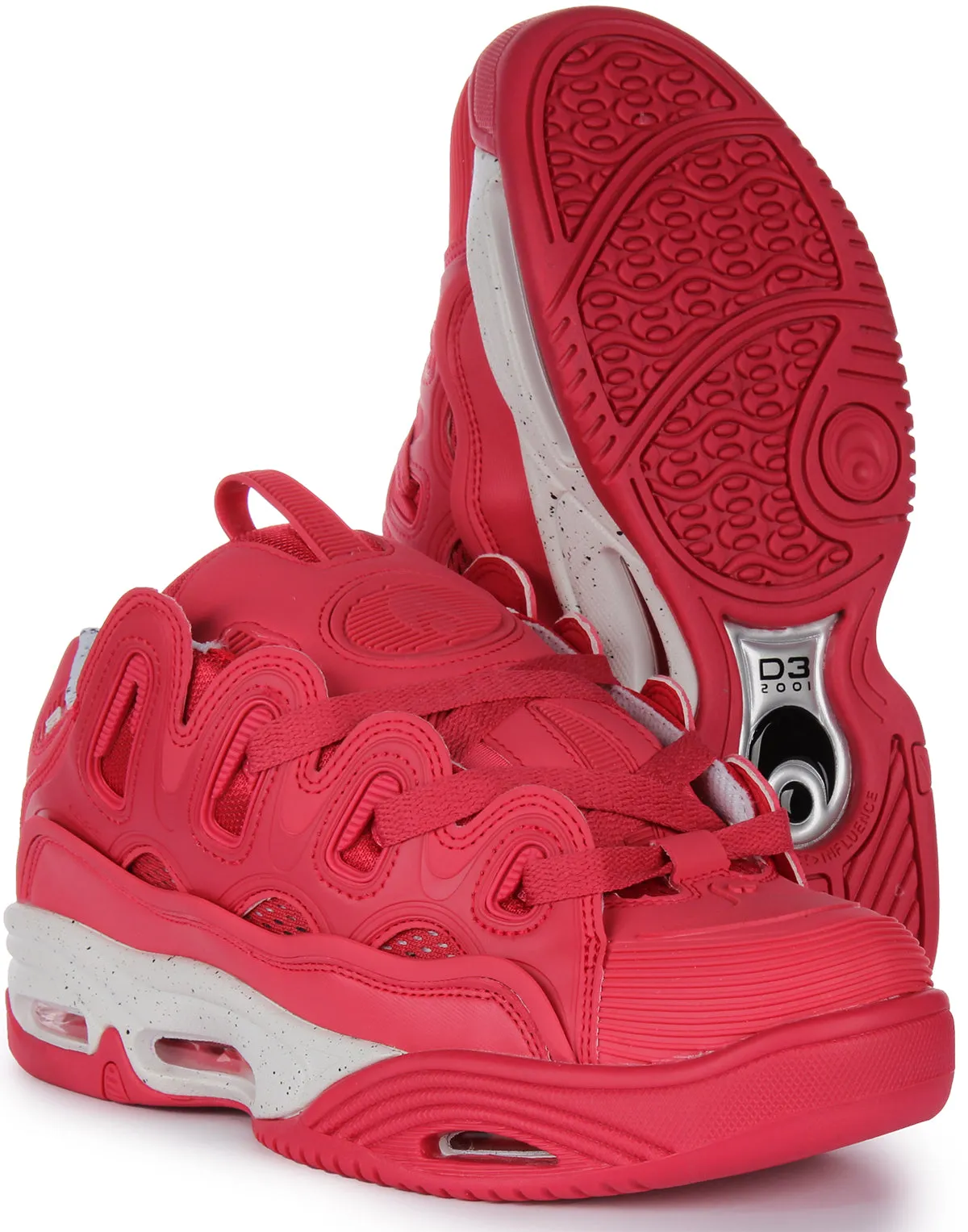 Osiris D3 2001 In Pink White For Men