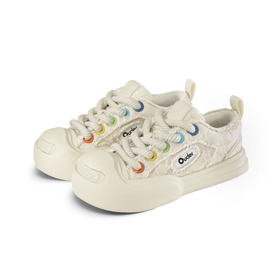 Ouder™ Canvas Sneakers - "Camellia" White Unisex