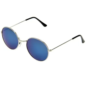 Oval Retro UV400 UV Protection Metal Frame AC Lens Sunglasses