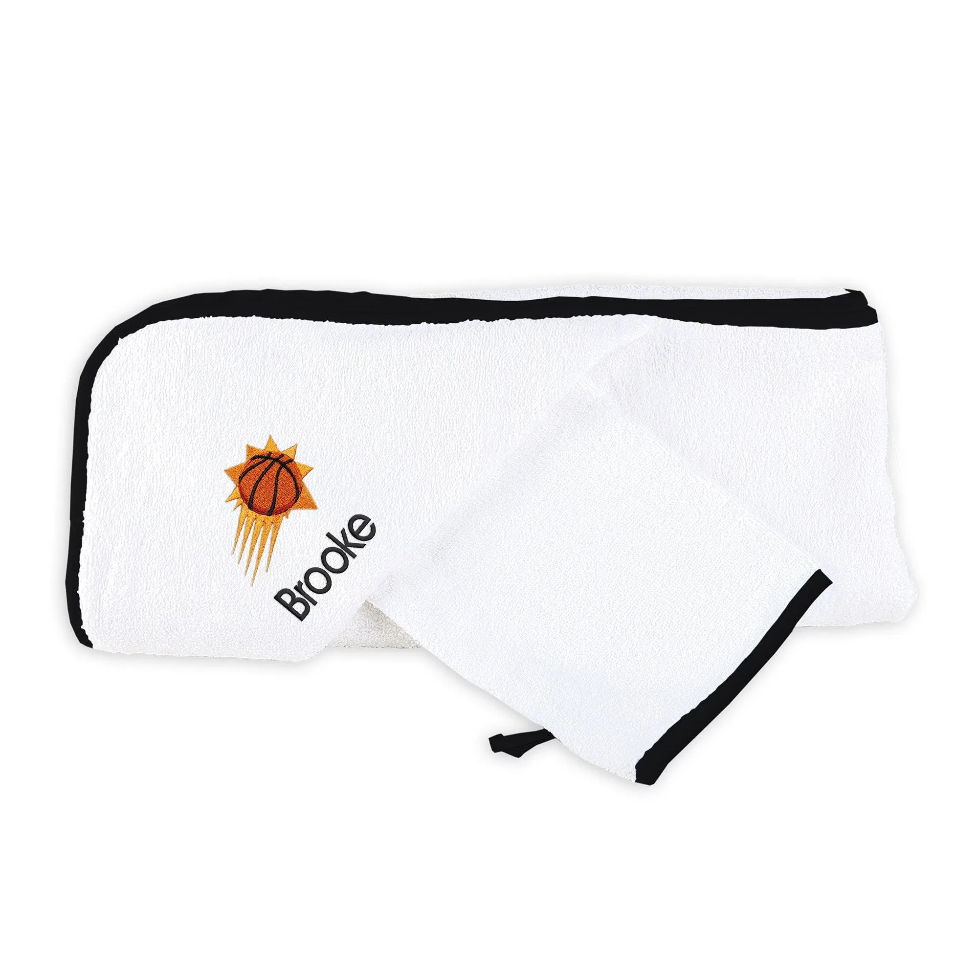 Personalized Phoenix Suns Hooded Hooded Towel & Wash Mitt Set