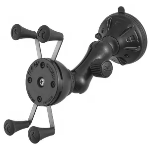 Ram - Composite Twist Lock Suction Cup Mount With Universal X-Grip  Cell/Iphone Holder | RAP-B-166-2-UN7U