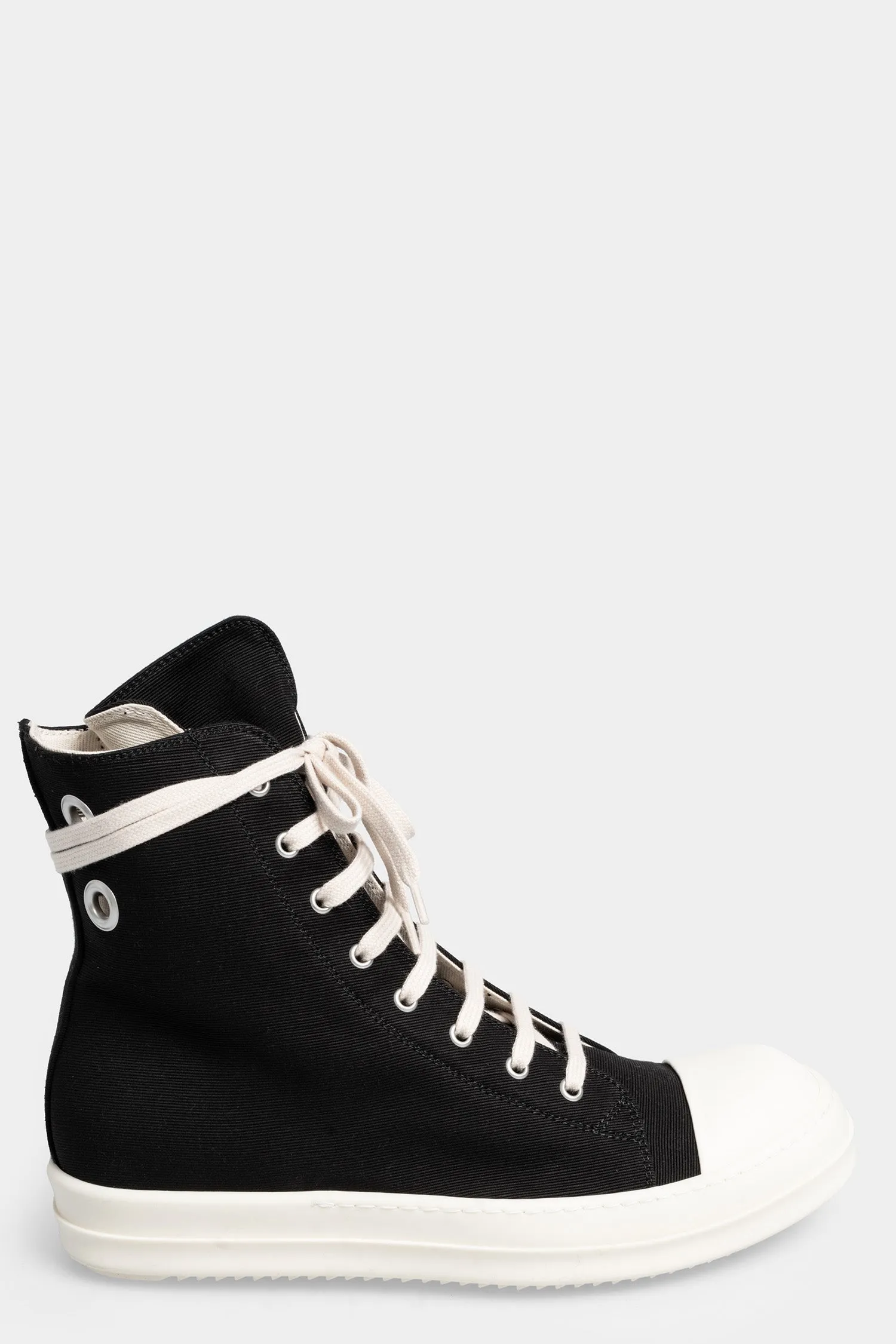 Ramones eyelet sneakers, Black/Milk