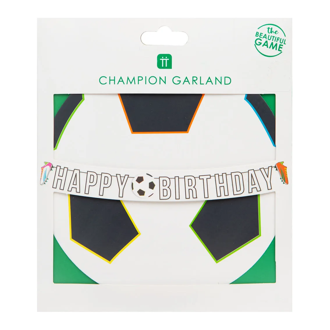 Recyclable Football Birthday Decoration - 3m