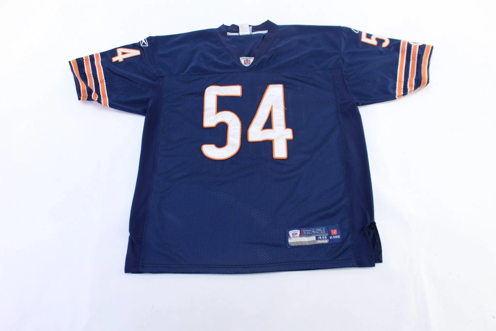 Reebok Embroidered Logo Chicago Bears Brian Urlacher Football Jersey