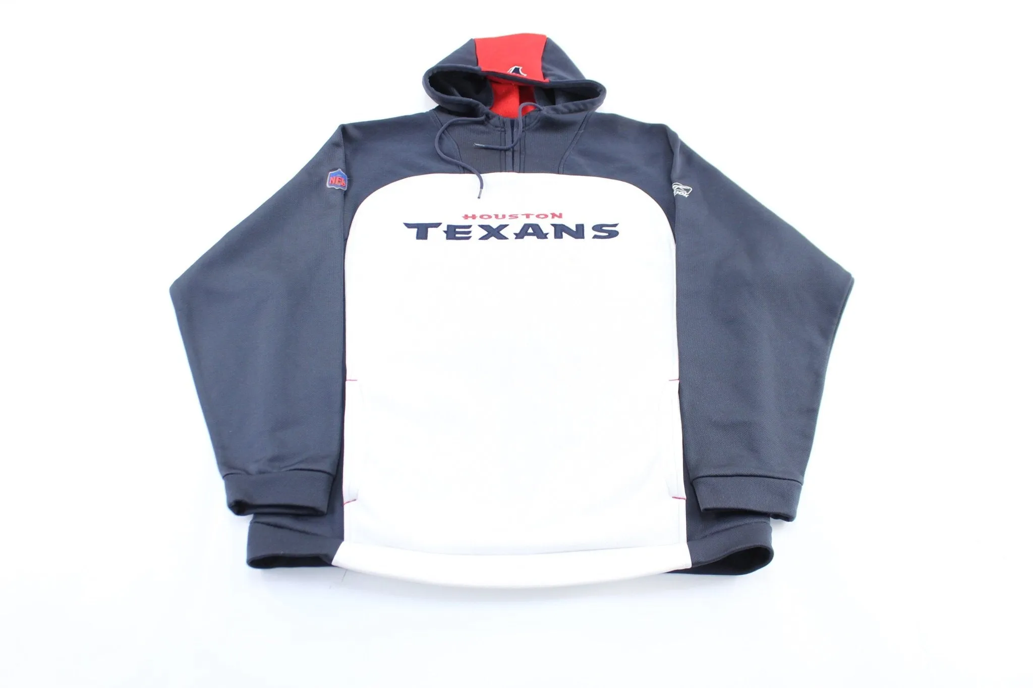 Reebok Embroidered Logo Houston Texans Pullover Hoodie