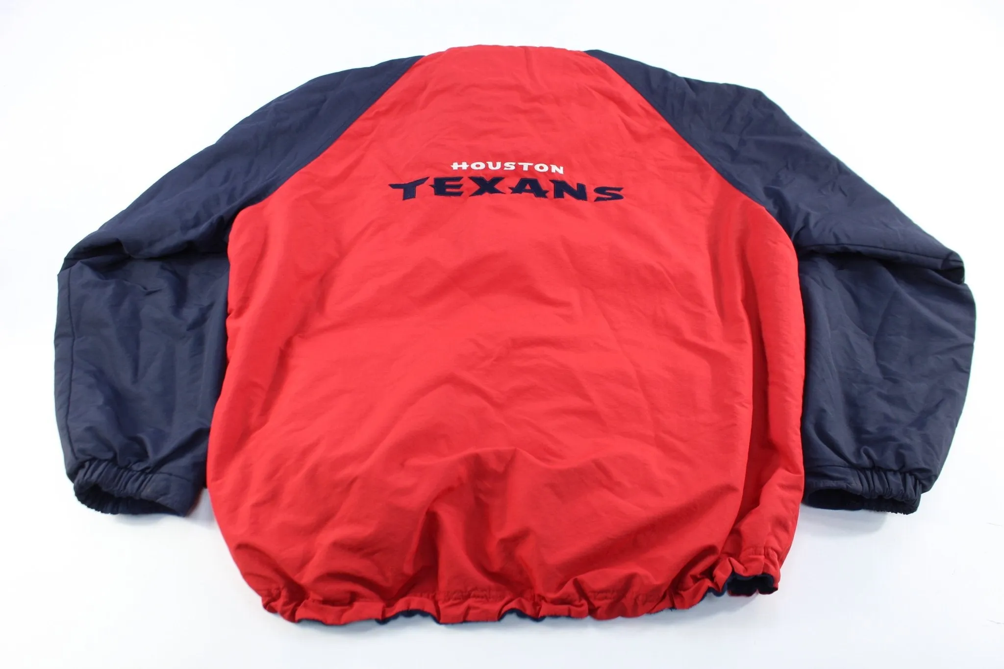 Reebok Embroidered Logo Houston Texas Reversible Zip Up Jacket