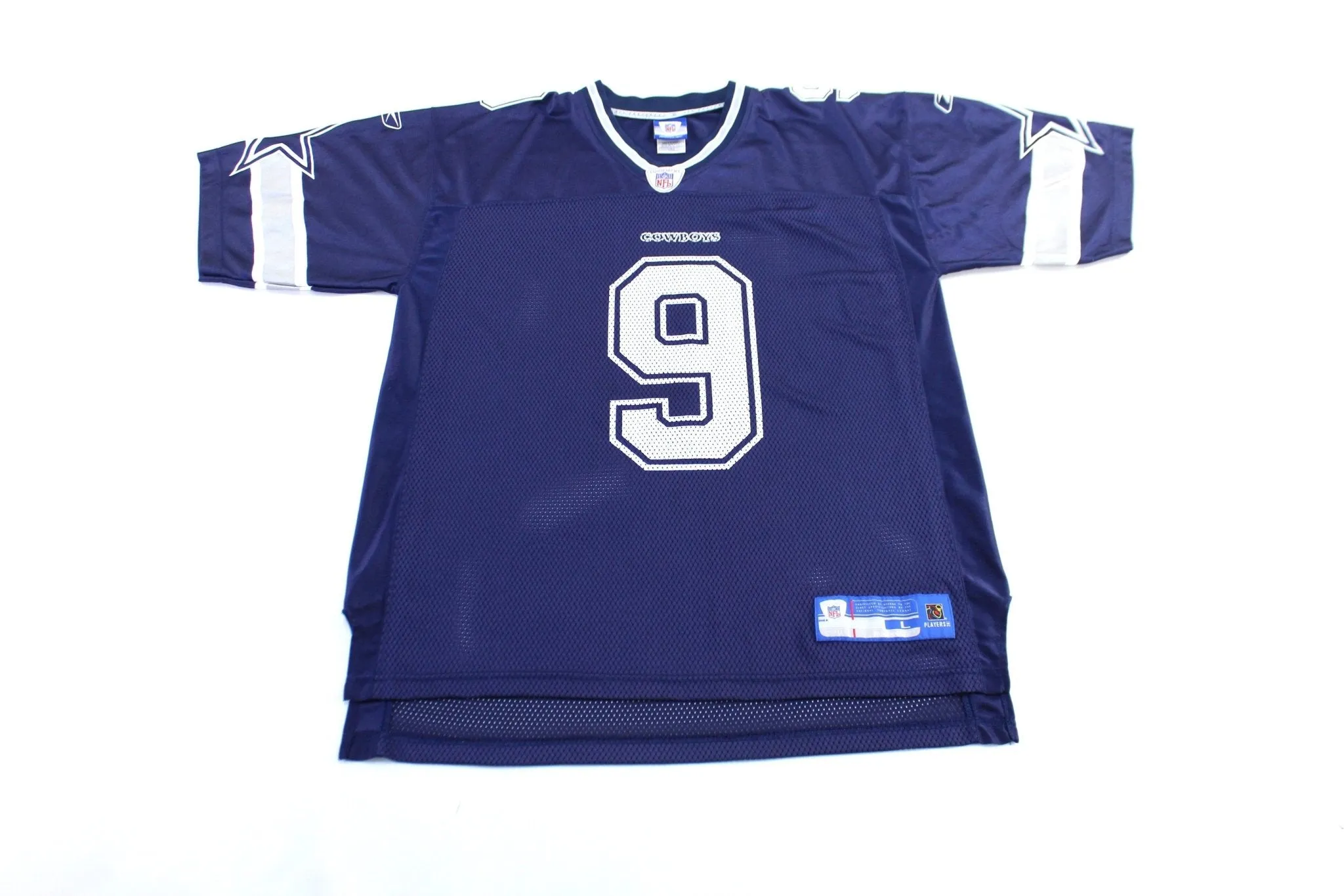 Reebok Logo Dallas Cowboys Tony Romo Football Jersey