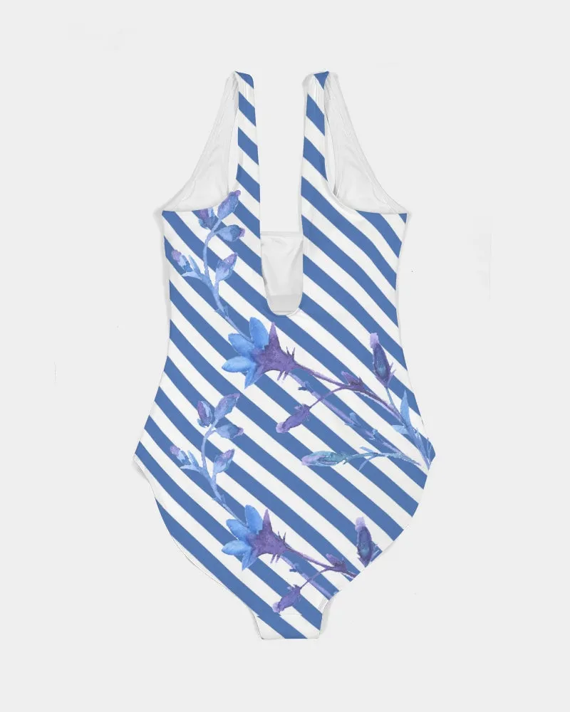 SMF The Blue Sea Feminine One-Piece Swimsuit