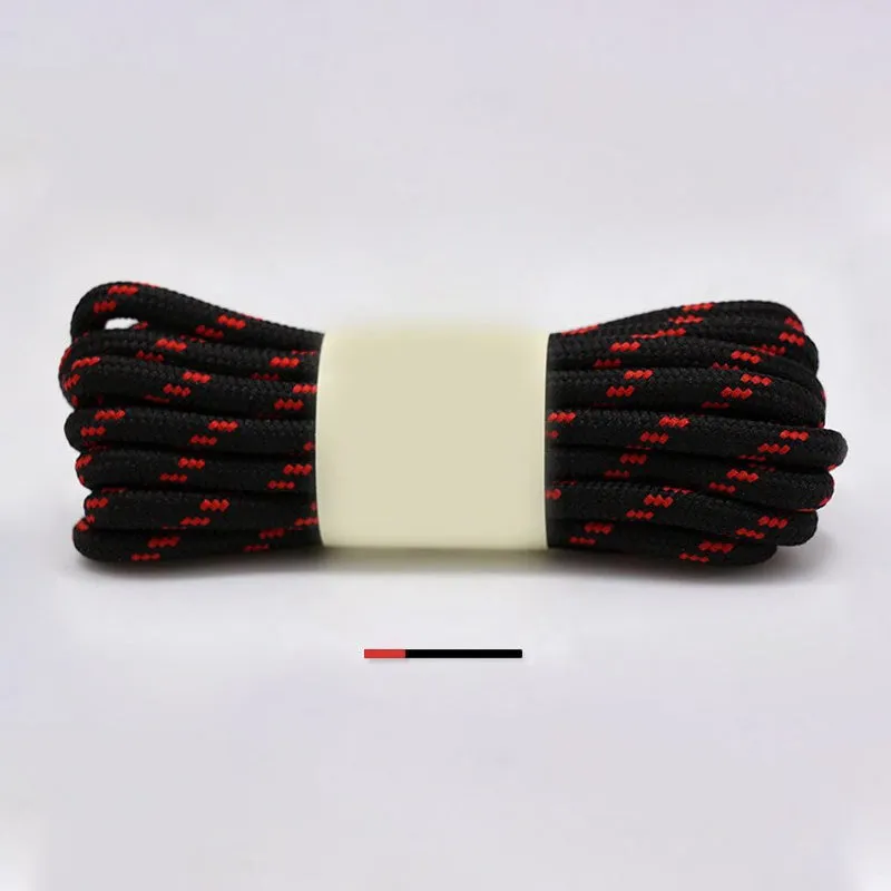 Sporty Style Two-Tone Round Hiking Shoelaces