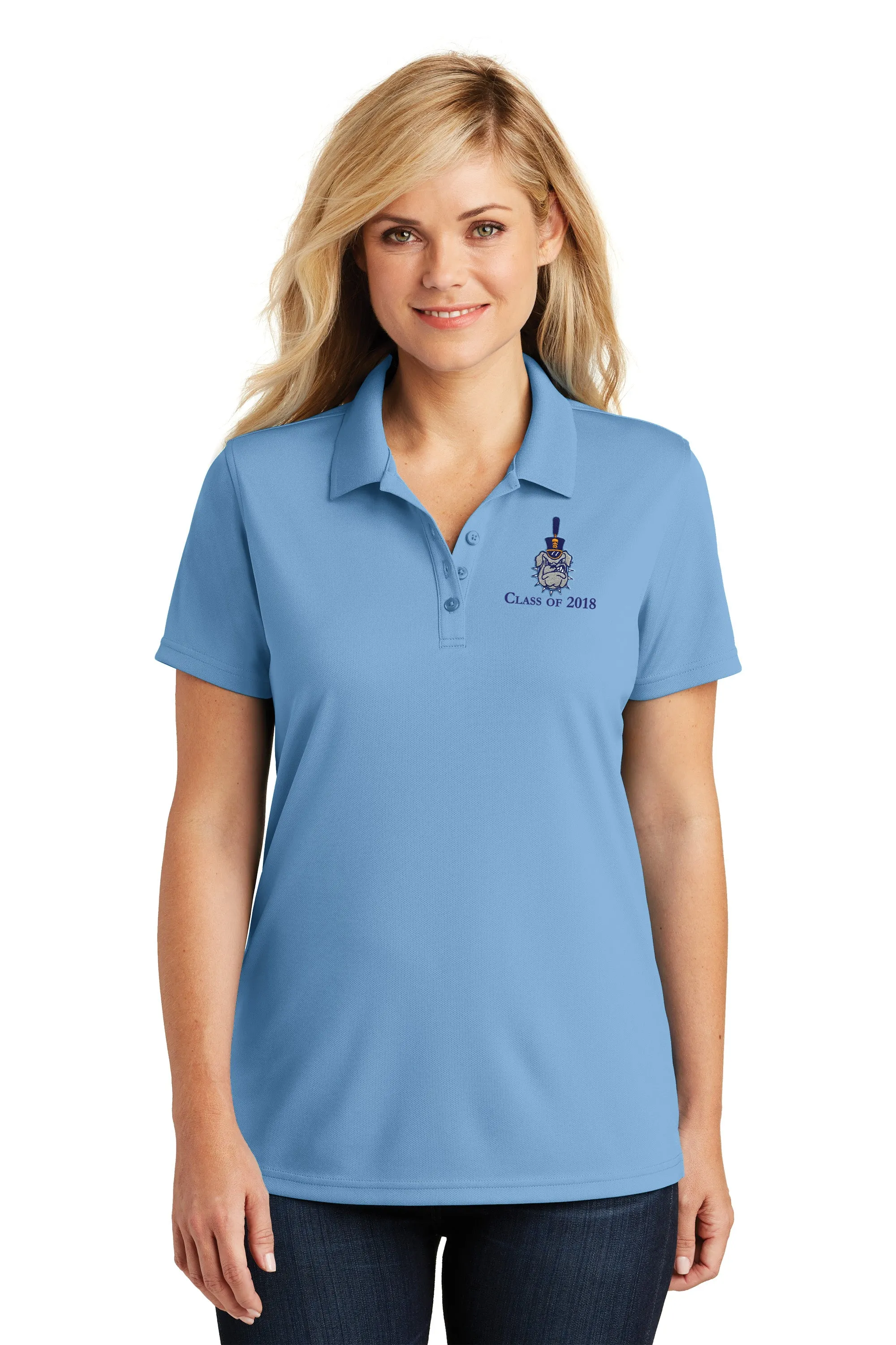 The Citadel, Class Of 2018, Spike, Ladies UV Micro-Mesh Polo