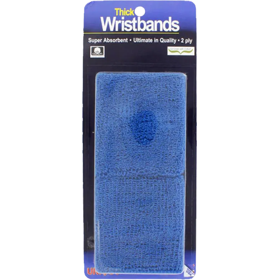 Thick 2-Ply Wristband - Royal