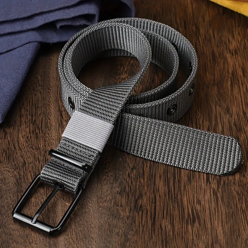 Trendy Porous Canvas Belt Perfect Gift for Youth