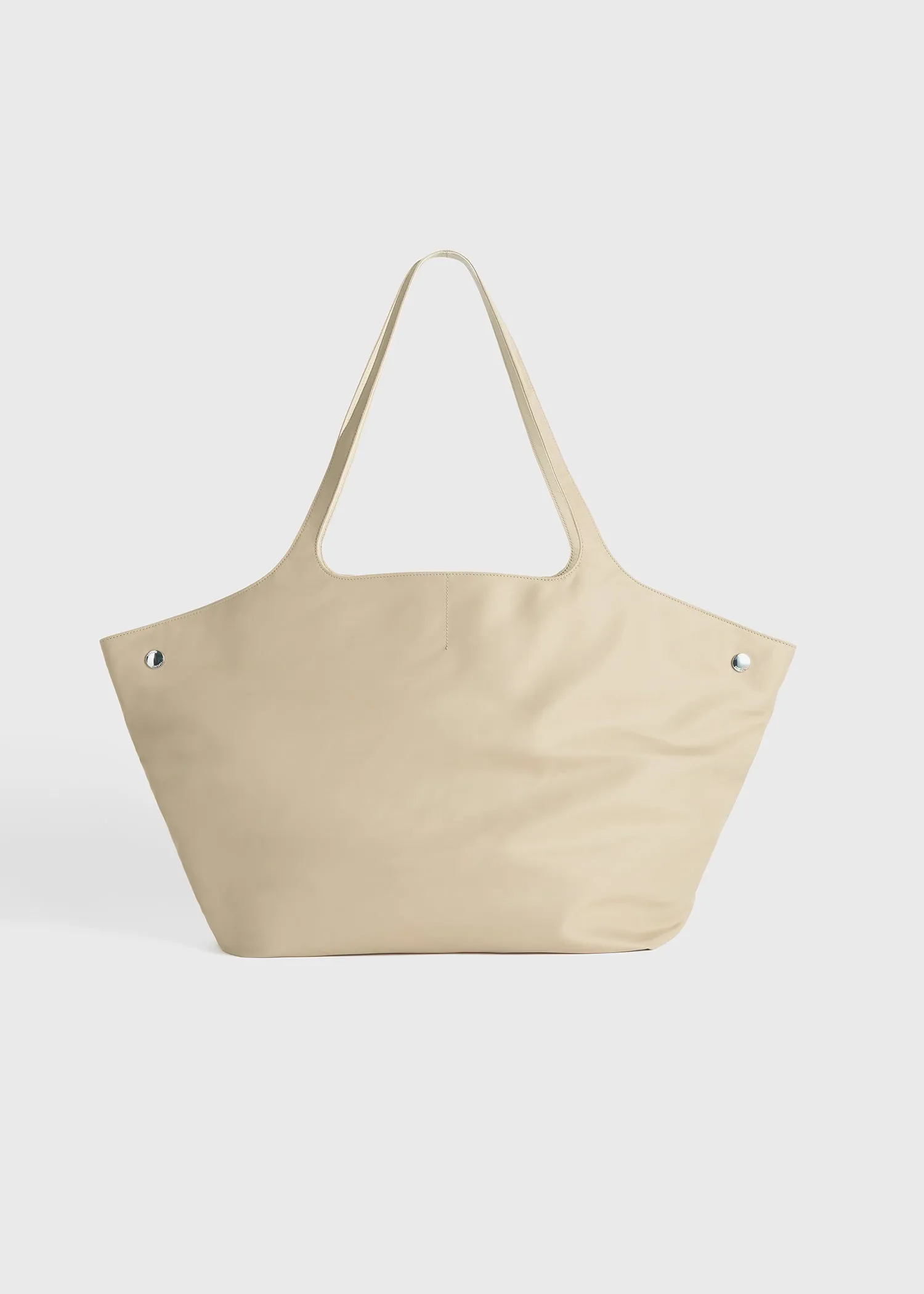 Twin tote beige