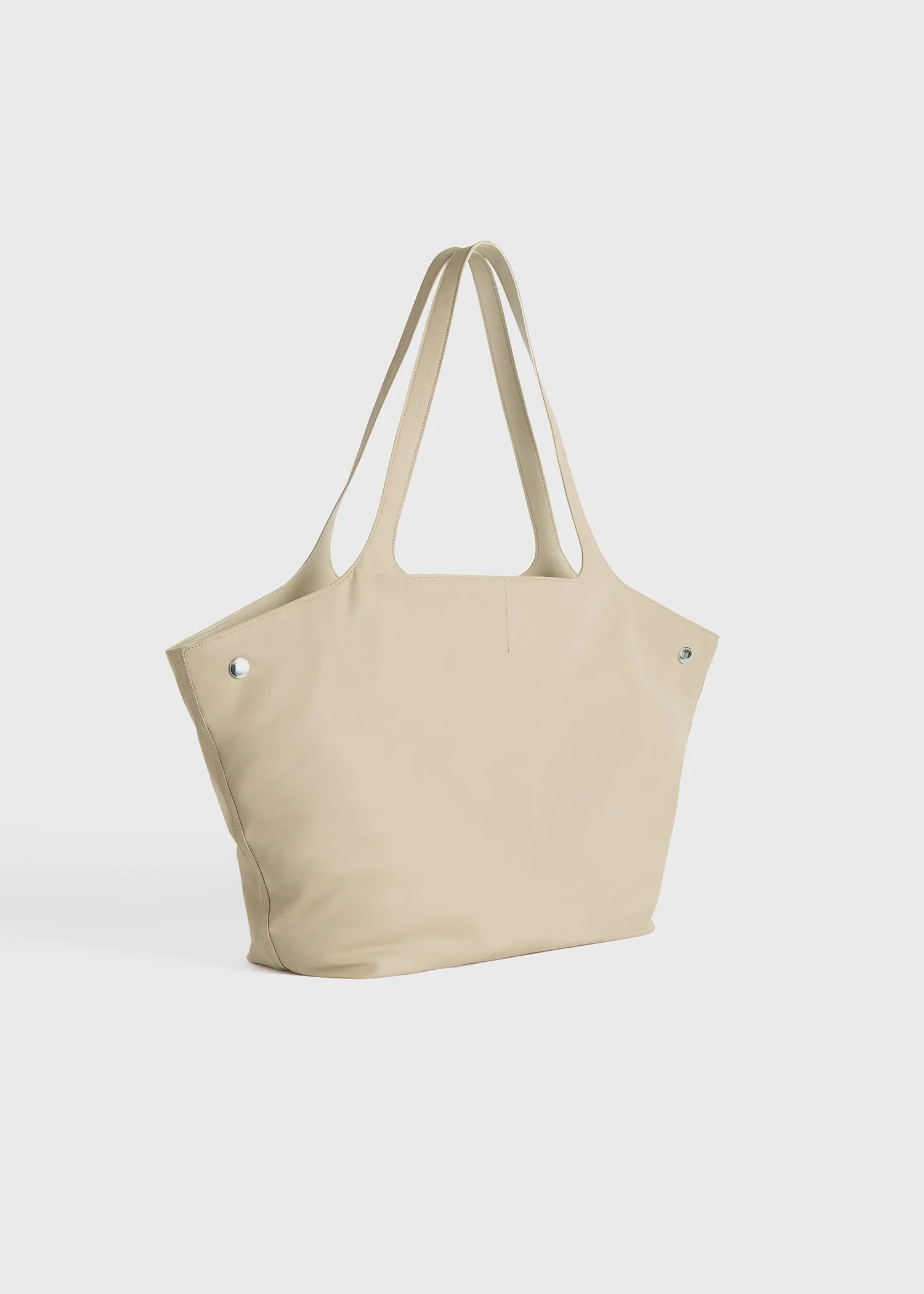 Twin tote beige