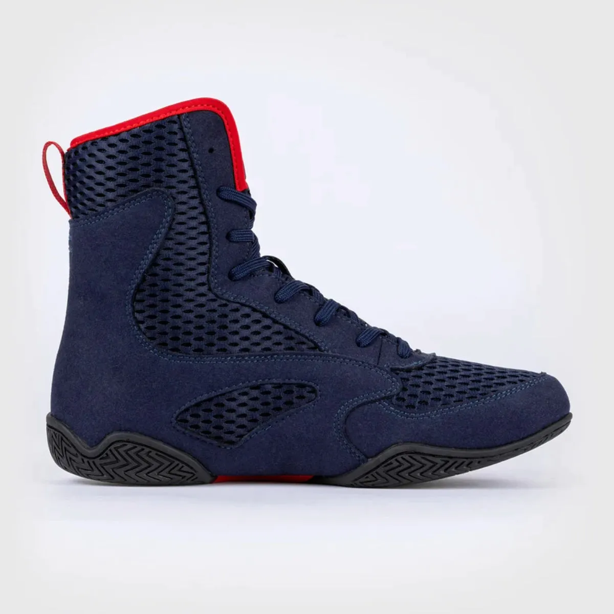 Venum Contender Boxing Shoes Navy Blue/Red