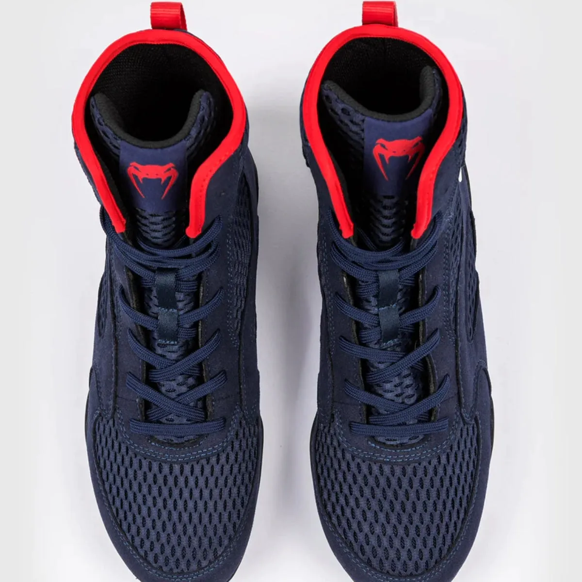 Venum Contender Boxing Shoes Navy Blue/Red