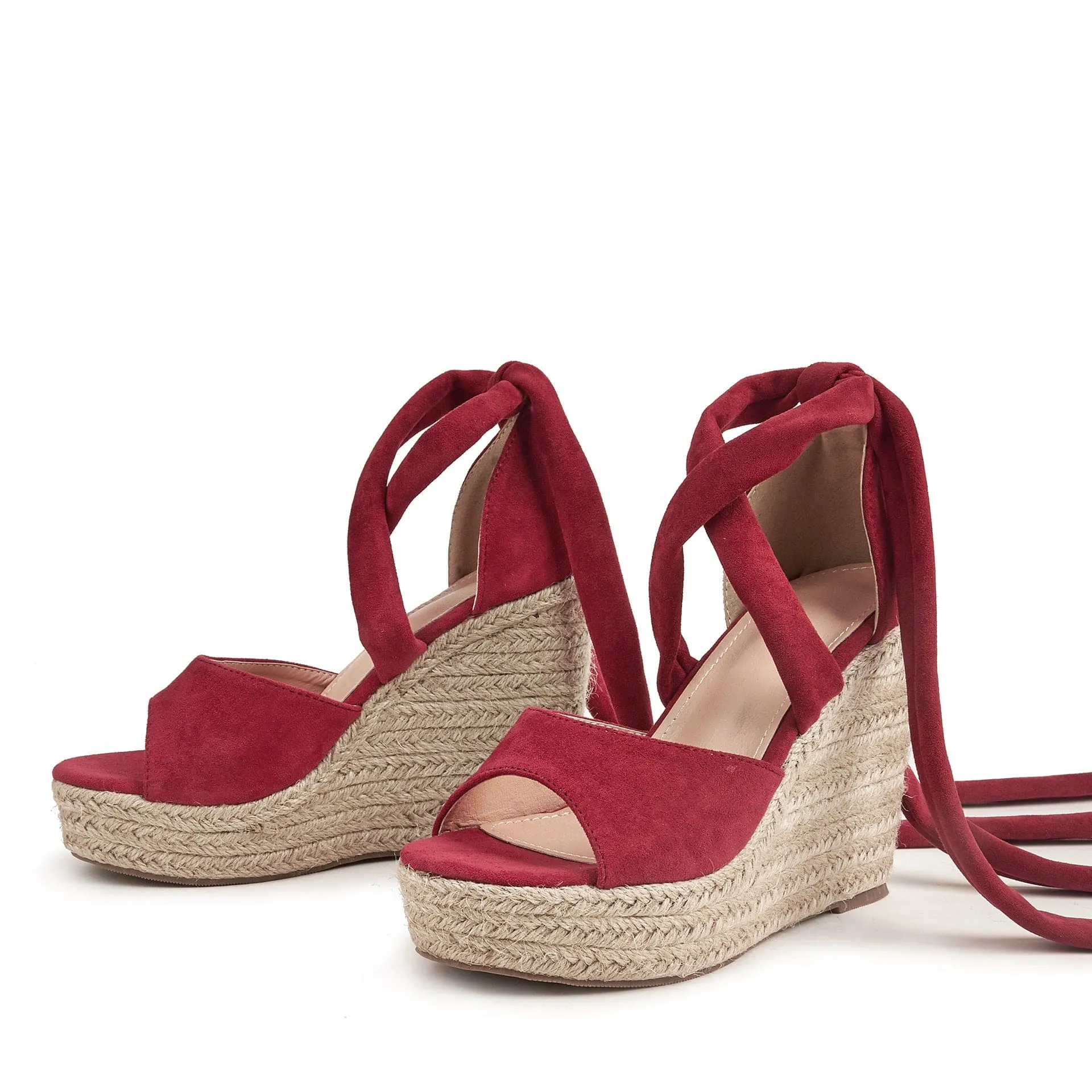 Wedge Heel lace-up Sandals