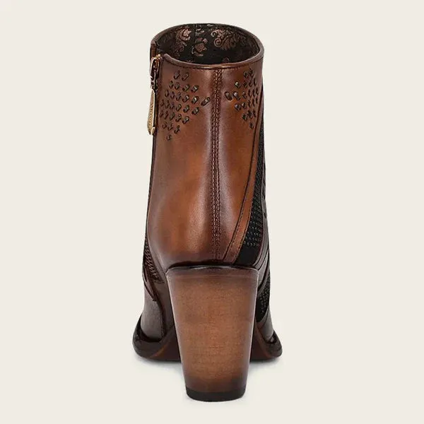 Women's Cuadra Honey Laser & Woven Round Toe Boot