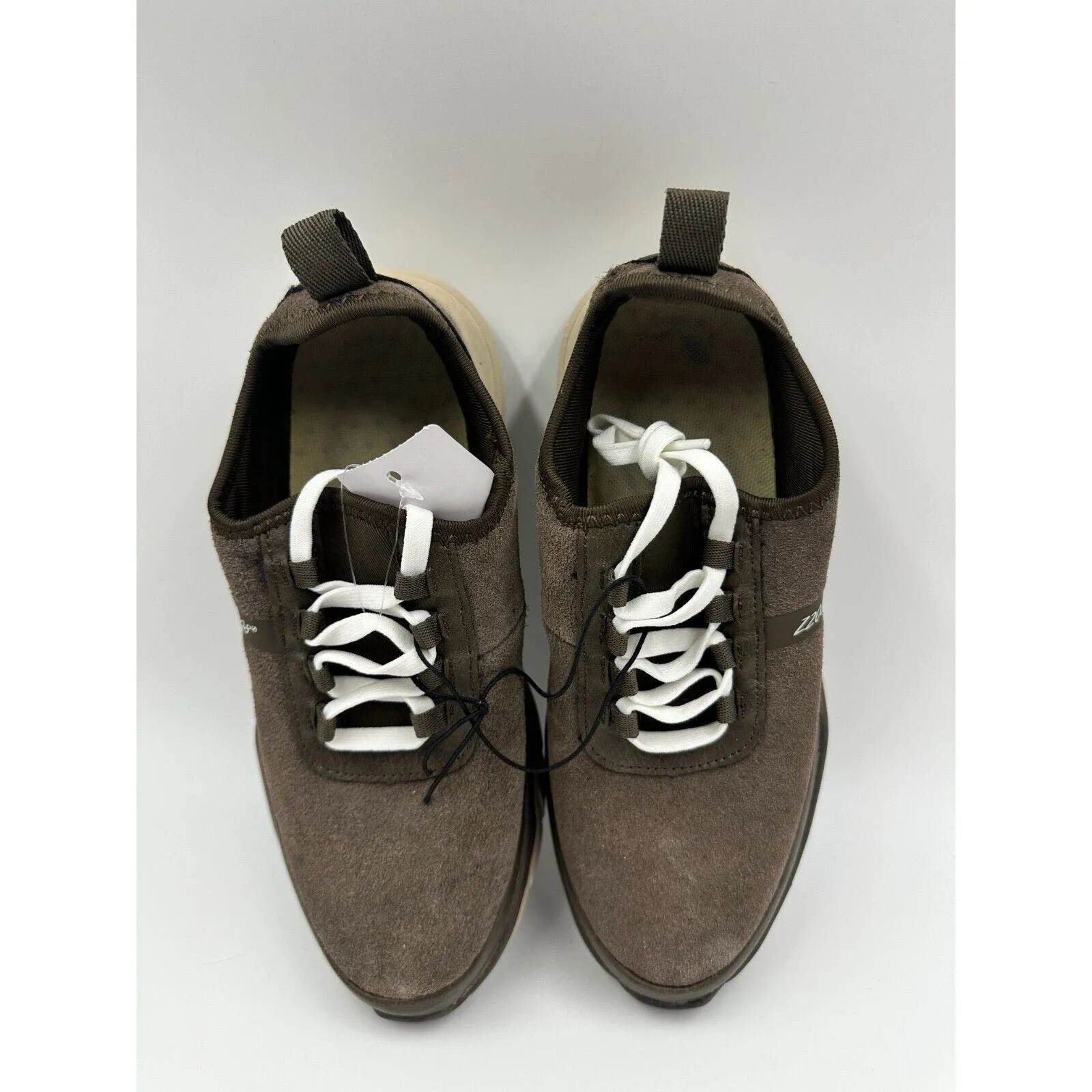 Women's Size 5, Brown Suede Casual Sneakers